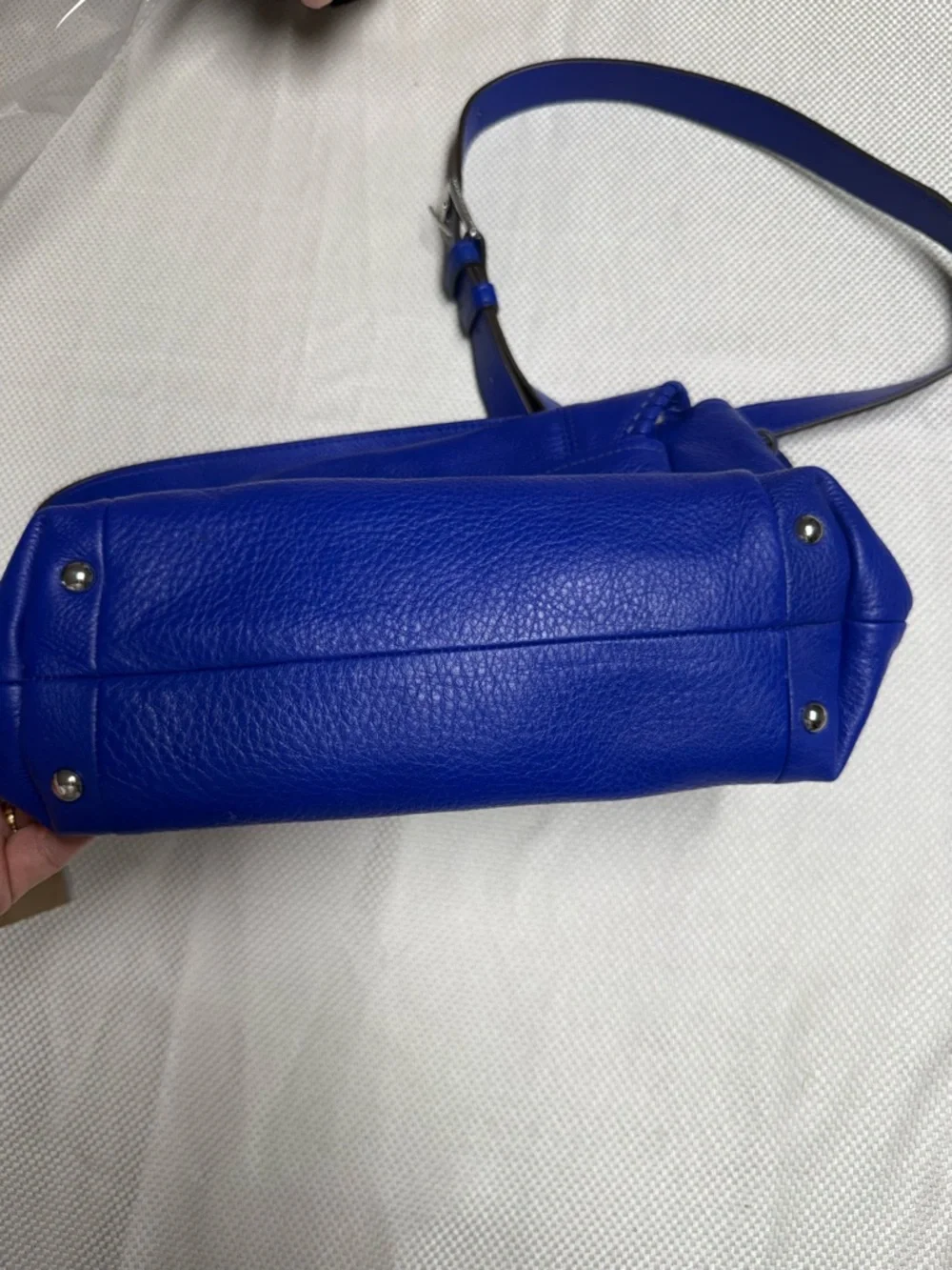 Aimee Kestenberg Cobalt Blue Leather Crossbody Bag - Picture 7 of 11